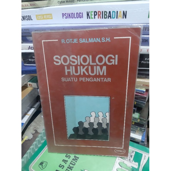 Jual Buku SOSIOLOGI HUKUM SUATU PENGANTAR OTJE SALMAN Shopee Indonesia