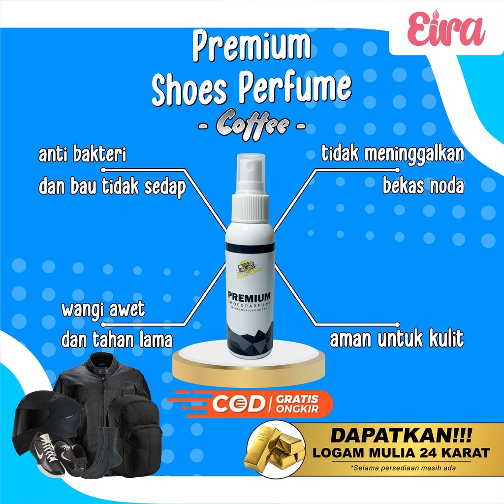 Jual Parfum Pengharum Pewangi Sepatu Helm Premium Shoes Parfume Coffee