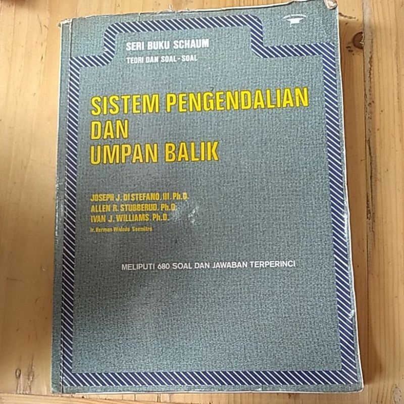 Jual Seri Buku Schaum Teori Dan Soal Soal Sistem Pengendalian Dan Umpan