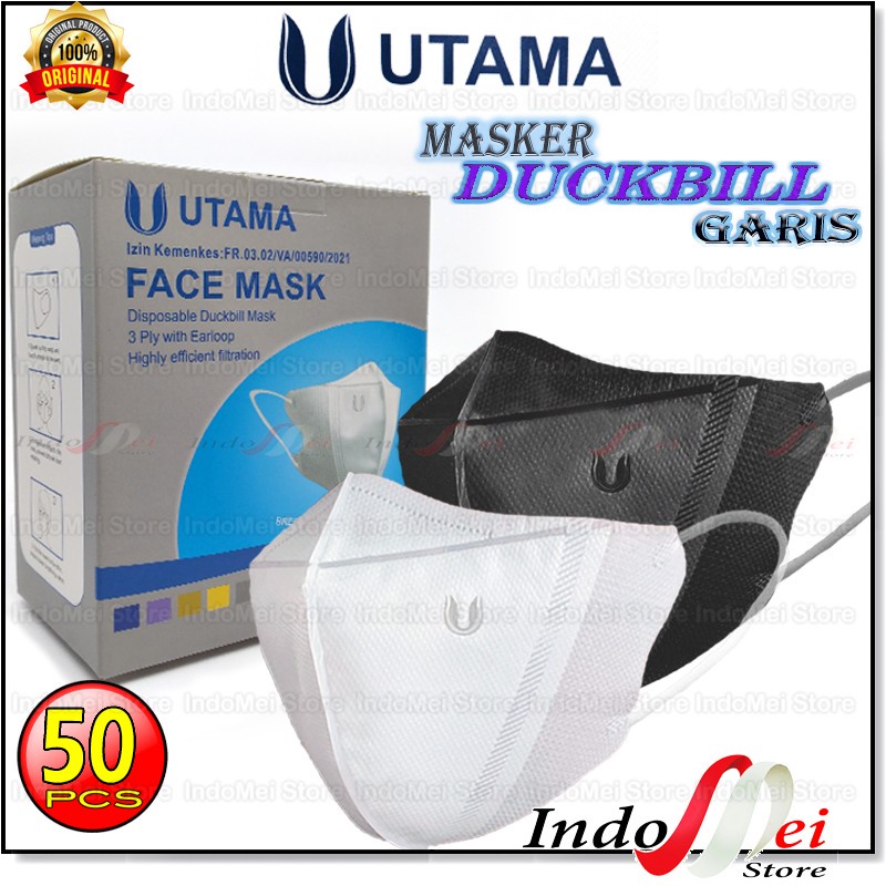 Jual Utama Masker Duckbill Face Mask Ply Isi Pcs Kemenkes