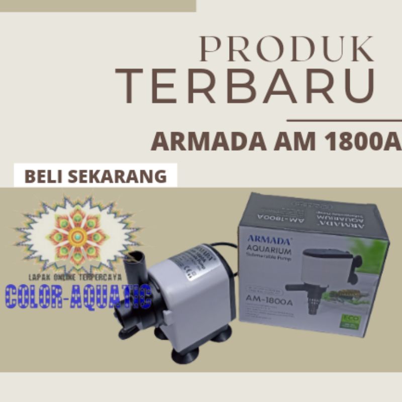 Jual Pompa Celup Air Aquarium ARMADA AM 1800A Power Head Aquascape Low