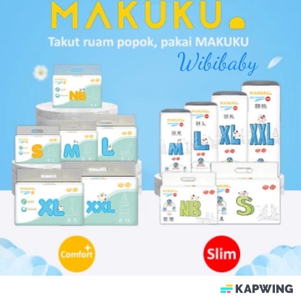 Jual Makuku Air Diapers Comfort Tape S36 Pants M34 L32 XL32 XXL28