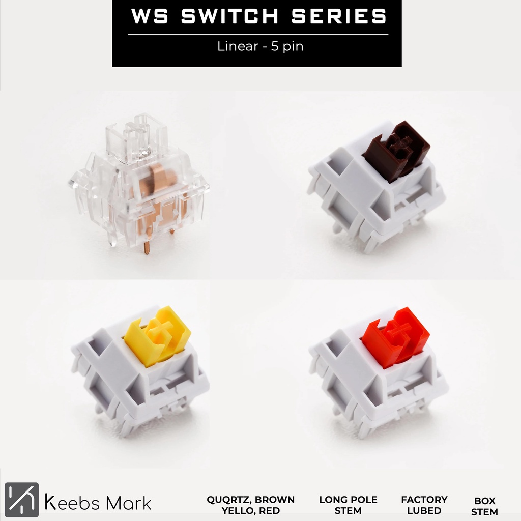 Jual Wuque Studio WS Switch Series Quartz Brown Yellow Red