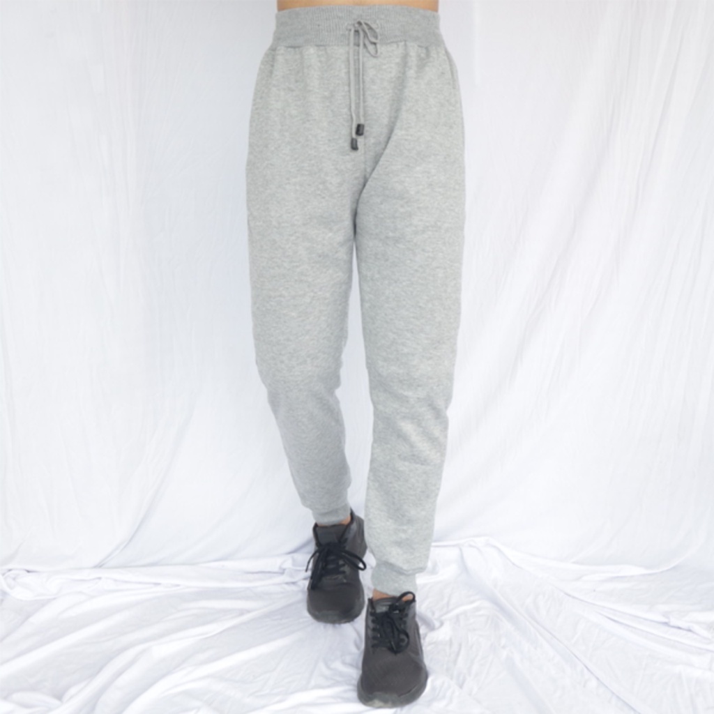 Jual Celana Jogger Panjang Jogger Plecce Double Zipper Sweatpants Pria