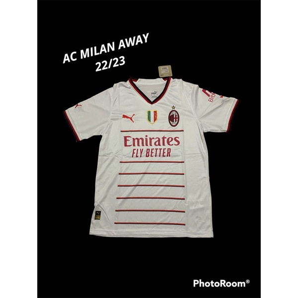 Jual Jersey Bola Milan Away 2022 2023 22 23 Grade Ori Shopee Indonesia