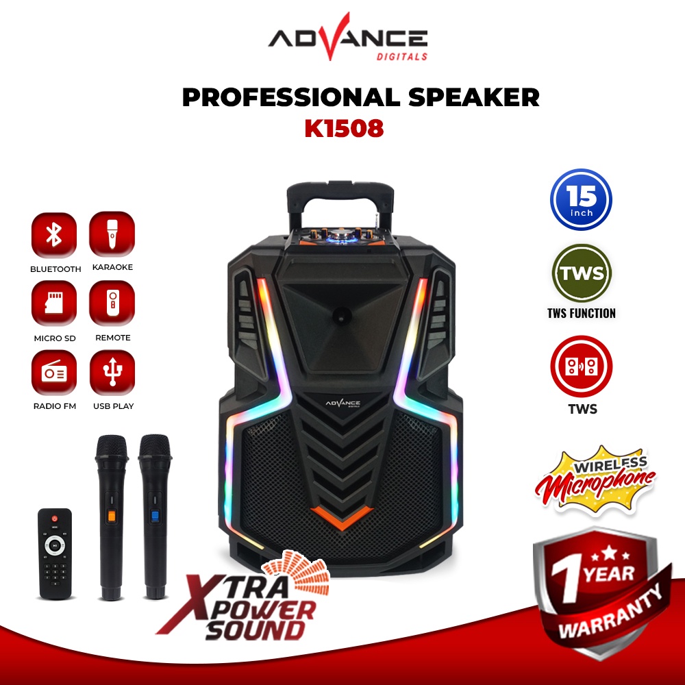 Jual Advance K Speaker Meeting Bluetooth Salon Aktif Gratis