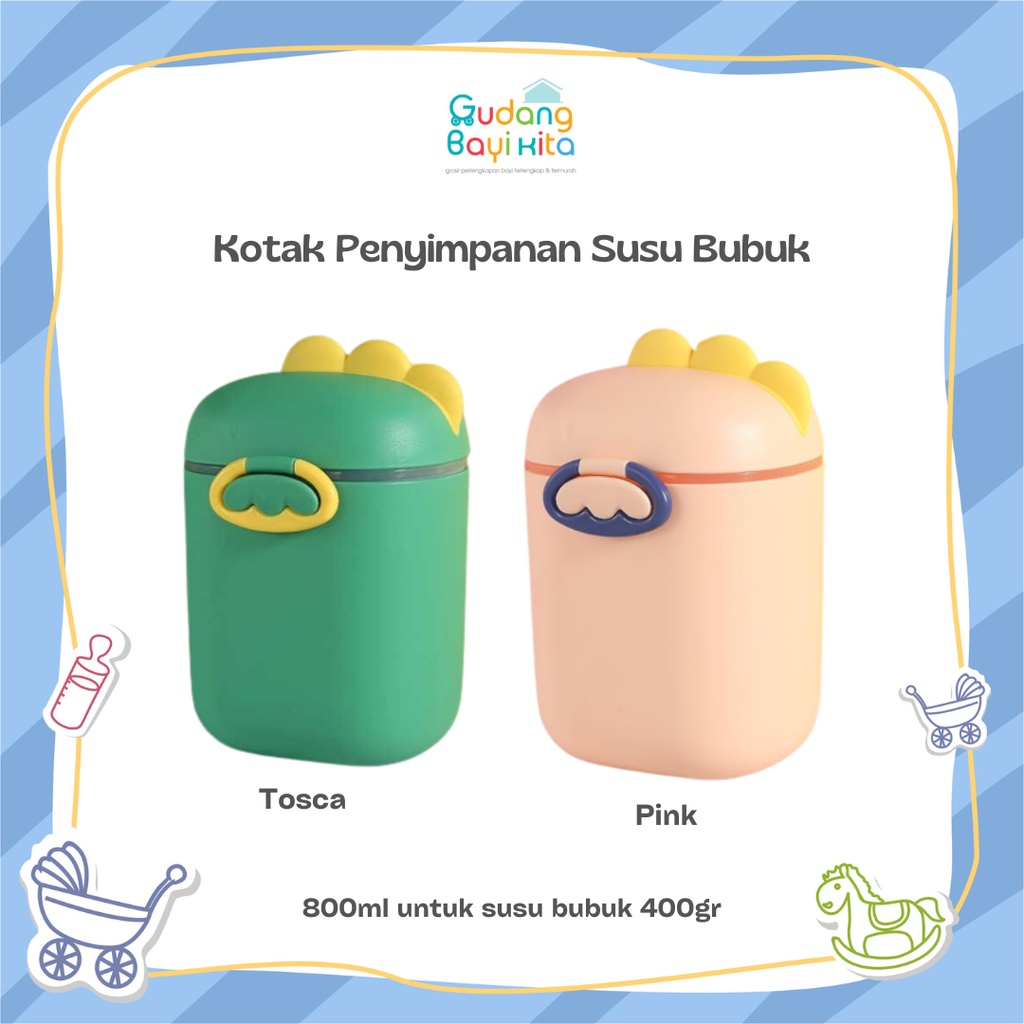 Jual Kotak Susu Bubuk Bayi Dino 400gr Container Susu Milk Powder