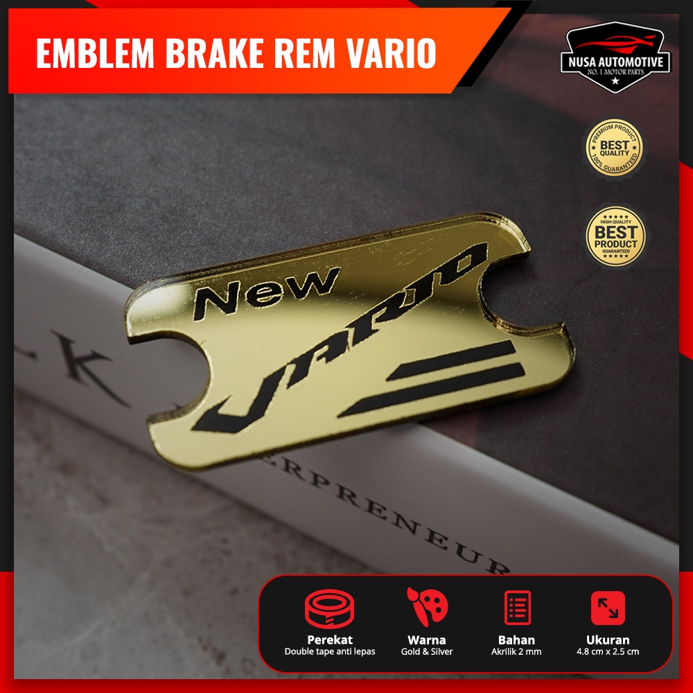 Jual NSA Emblem Master Rem Aksesoris Minyak Brake Rem Scoopy Pcx Aerox