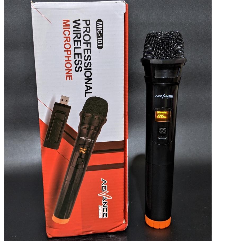 Jual NEW 10 10 Microphone Wireless Profesional Advance 101 102