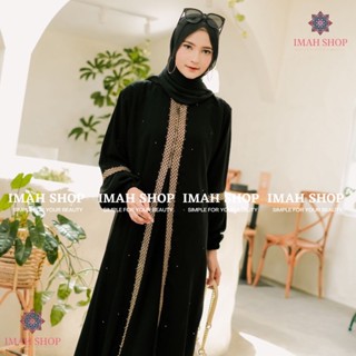 Jual Baju Muslim Abaya Bordir Gamis Maxi Dress Arab Saudi Bordir Zephy