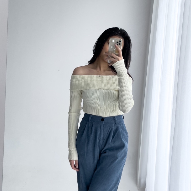 Jual Needaknit Lia Top Knit Top Need A Knit Set Atasan Wanita