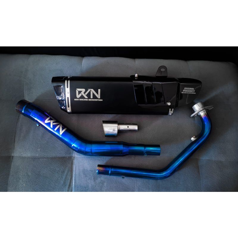 Jual Knalpot Racing Original Rkn Racing Generation Evo Black