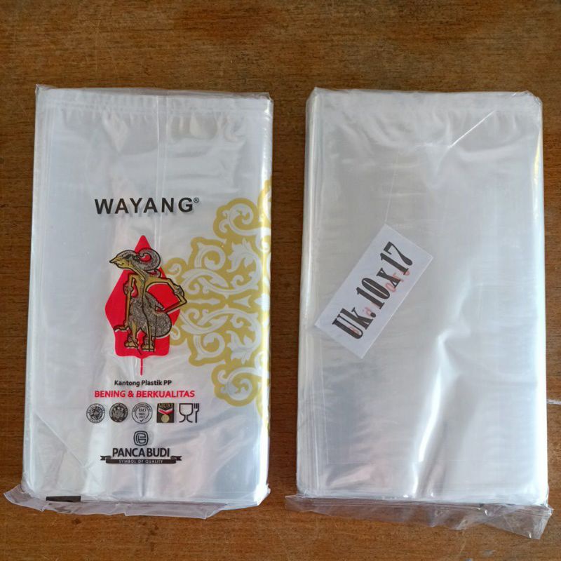 Jual Kantong Plastik PP Bening Merek Wayang Ukuran 10x17 Shopee Indonesia