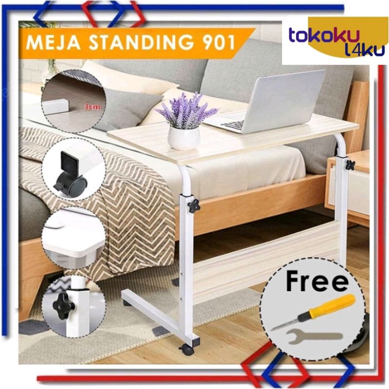 Jual Tokokul Ku Meja Laptop Roda Meja Laptop Lipat Portable Standing