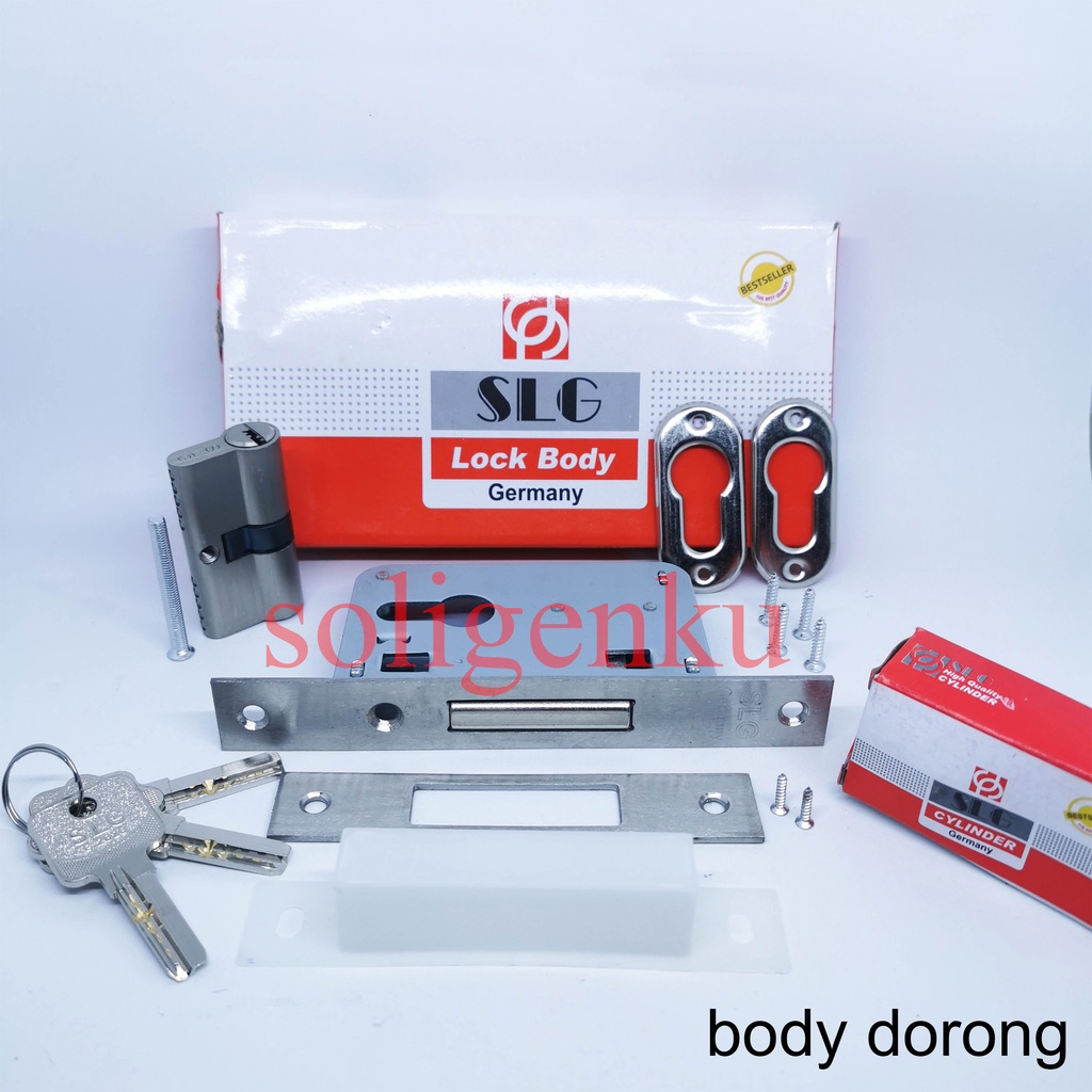 Jual Body Kunci Pintu Dorong Soligen 9405 Geser Dorong Sliding Shopee