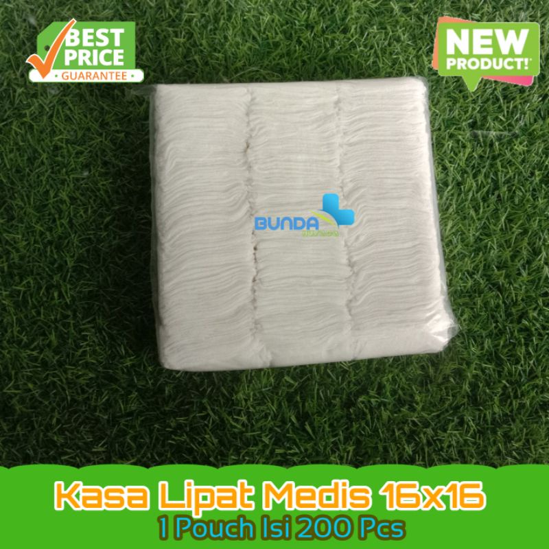 Jual Kasa Lipat Medis Perban Plester Kain Pembalut Luka Isi 200 Pcs