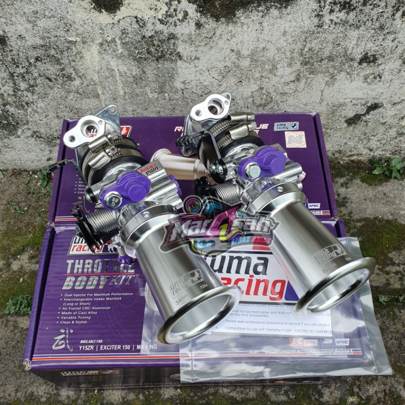 Jual Throttle Body Uma Racing Tb Mx King Y Zr Plus