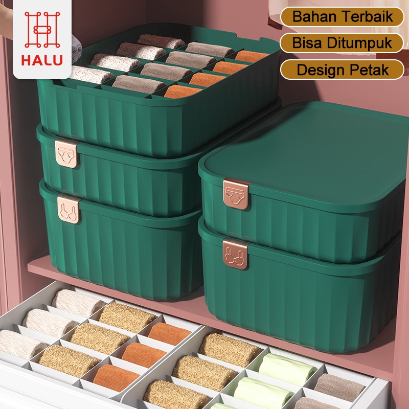 Jual Halu Kotak Penyimpanan Pakaian Dalam Kaos Kaki Underwear Storage