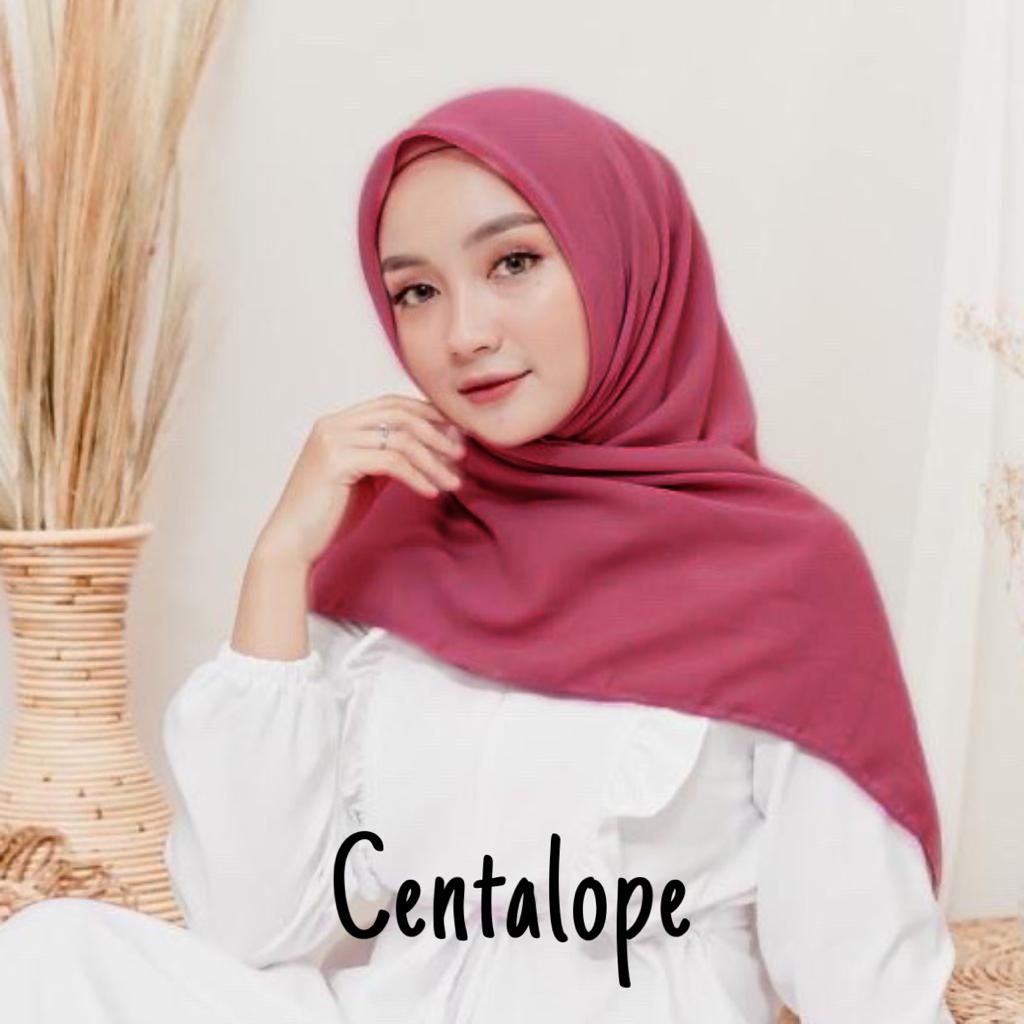 Jual Hijab Segi Empat Bella Square Polycotton Jahit Neci Kerudung Segi