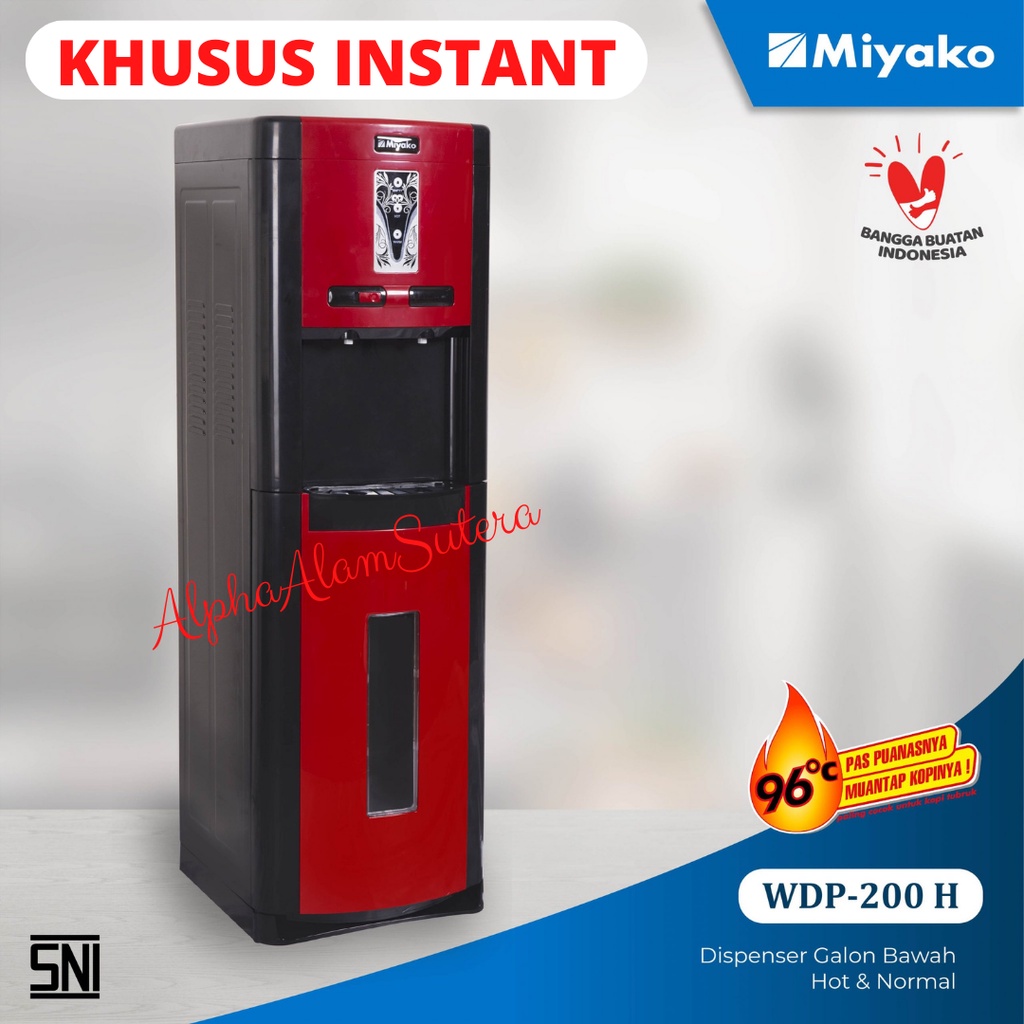 Jual Miyako Wdp H Ojol Instan Dispenser Galon Bawah Panas Normal