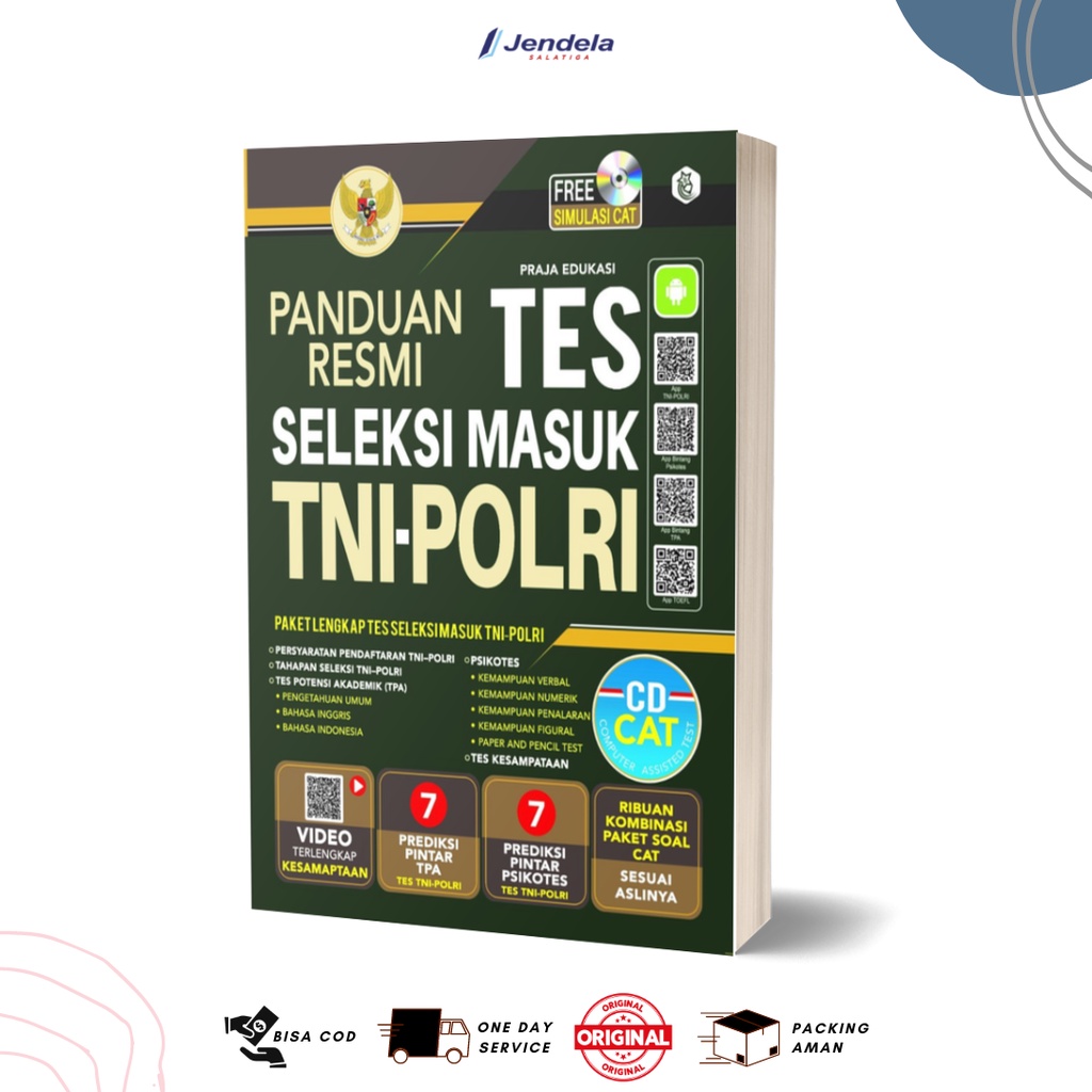 Jual Panduan Resmi Tes Seleksi Masuk Tni Polri Praja Edukasi Shopee