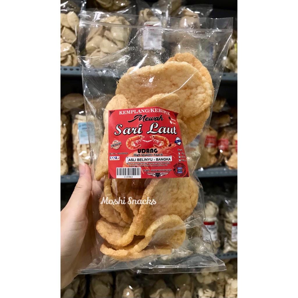 Jual Kemplang Goreng Udang Mewah Sari Laut Asli Bangka Kerupuk Krupuk