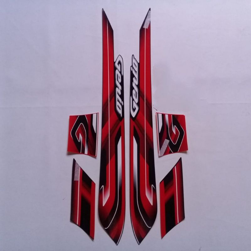 Jual Striping Sticker Lis Body Honda New Genio Cbs Thn Hitam