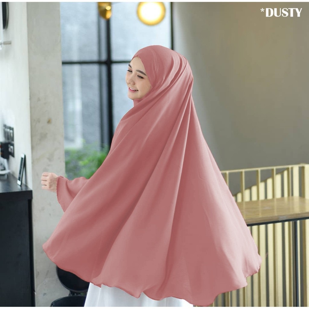 Jual Jilbab Hijab Kerudung Khimar Krudung Kimar Bergo Instan Jersey