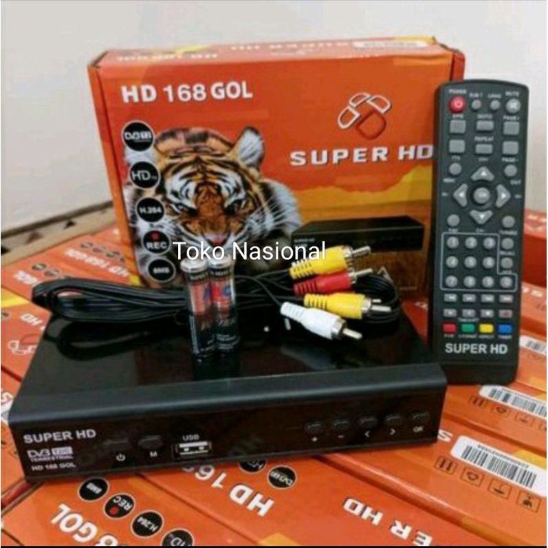 Jual STB Set Top Box SUPER HD 168 GOL HARIMAU Shopee Indonesia