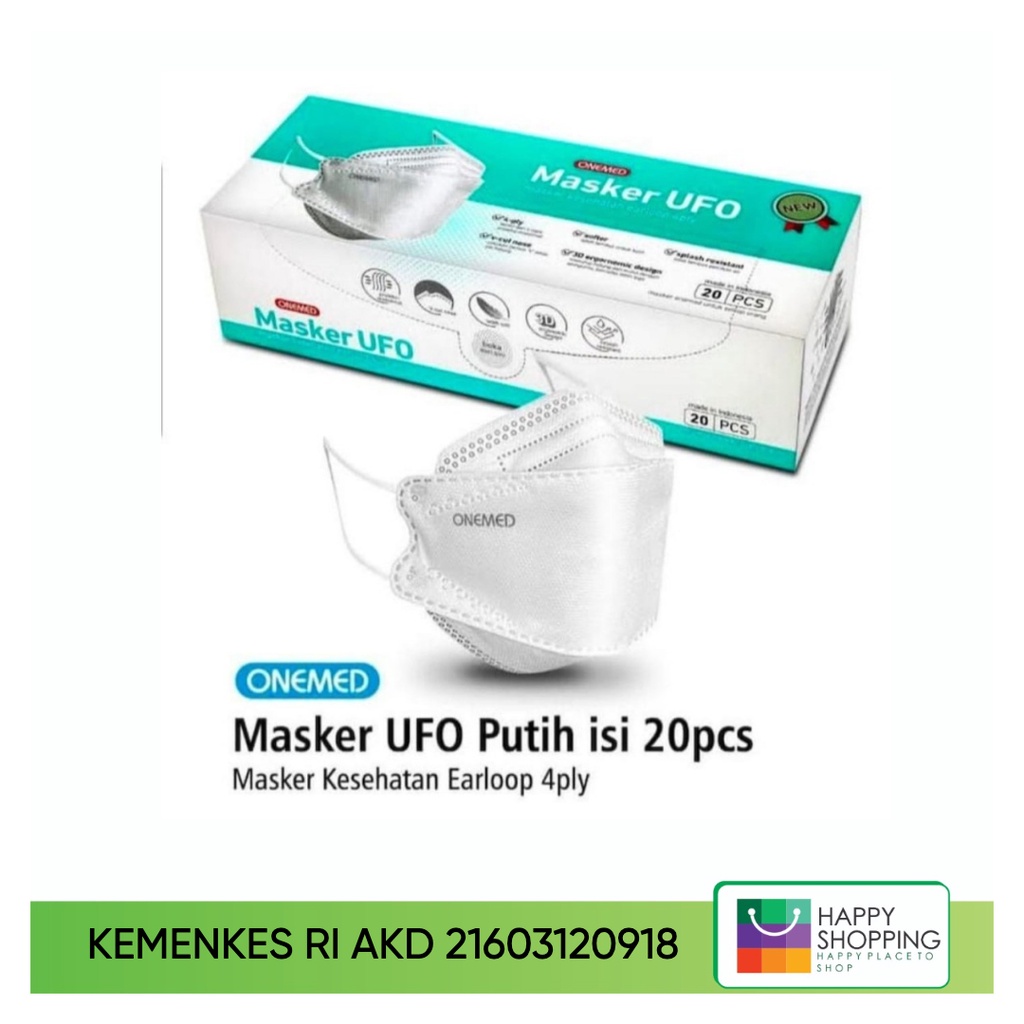 Jual Masker Medis Ufo Onemed Ply Box Isi Pcs Shopee Indonesia