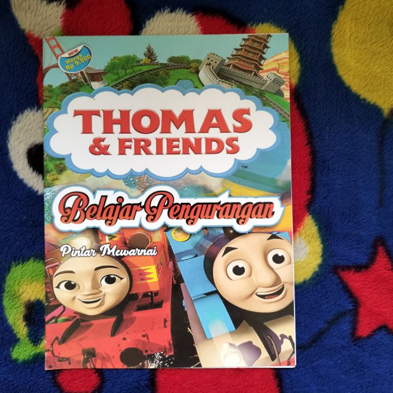 Jual ORIGINAL BUKU THOMAS FRIENDS PINTAR MEWARNAI BELAJAR PENGURANGAN