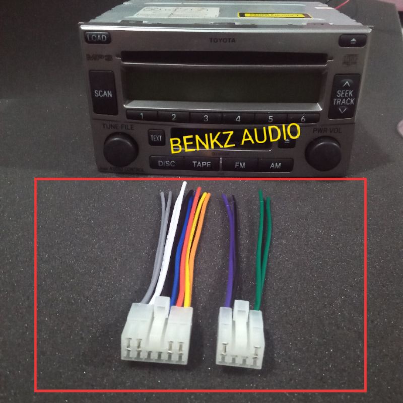 Jual Kabel Soket Head Unit Radio Tape Toyota Avanza S Dan Rush Jvic