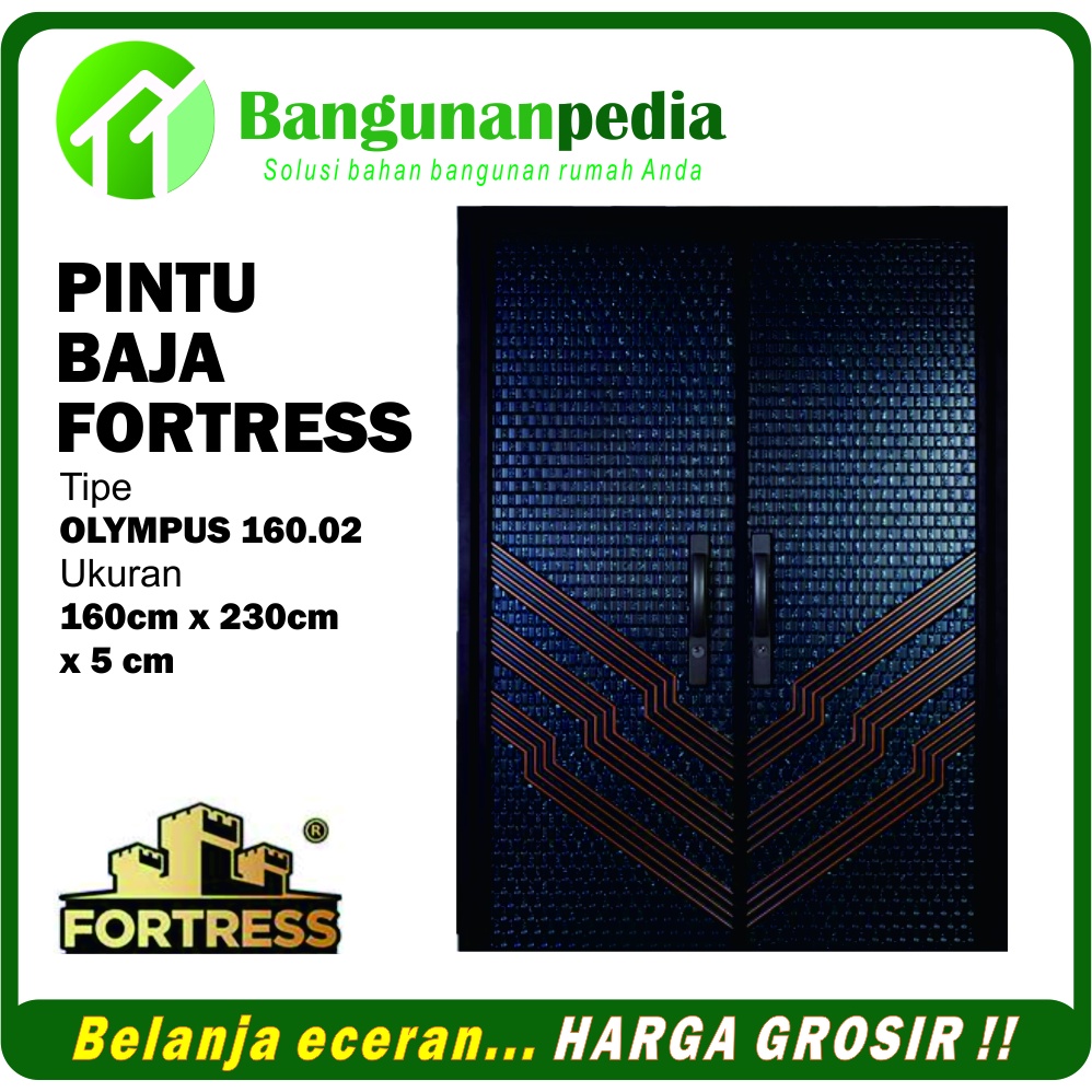 Jual Pintu Utama Baja Luxury Fortress OLYMPUS 160 GRATIS ONGKIR