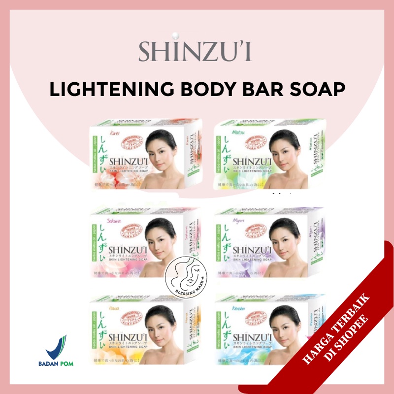 Jual Shinzu I Skin Lightening Bar Soap 80gr Shinzui SABUN MANDI