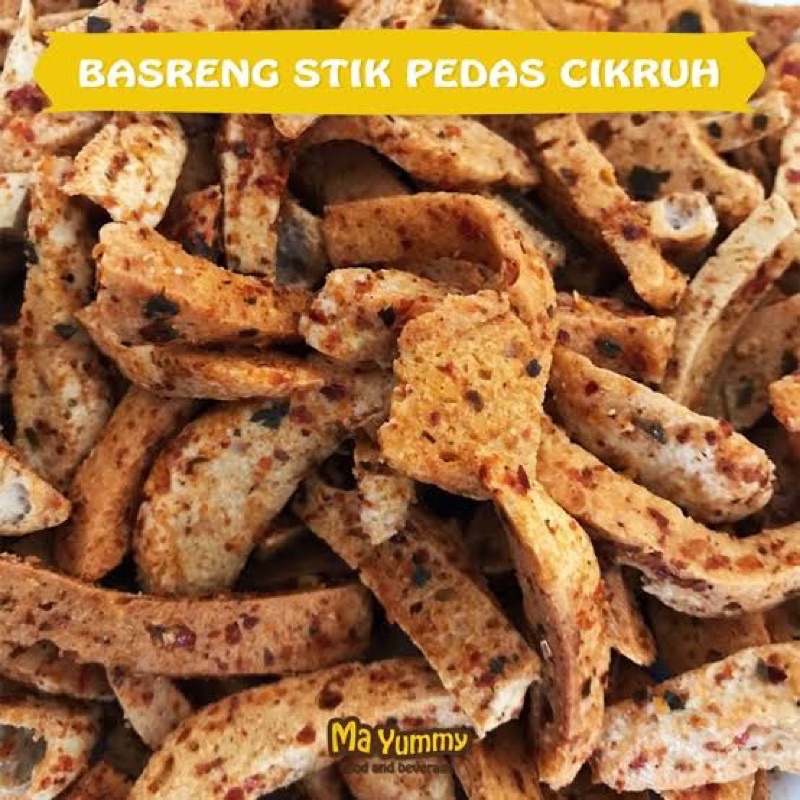 Jual Basreng Stik Gr Cikruh Spesial Sultan Pedas Asin Cabe