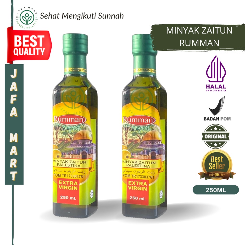 Jual Minyak Zaitun Rumman Extra Virgin Olive Oil Ml Bisa Di Minum