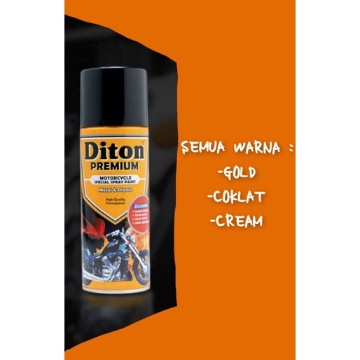 Jual Cat Semprot Pilox Pilok Diton Premium Varian Gold Emas Kuning