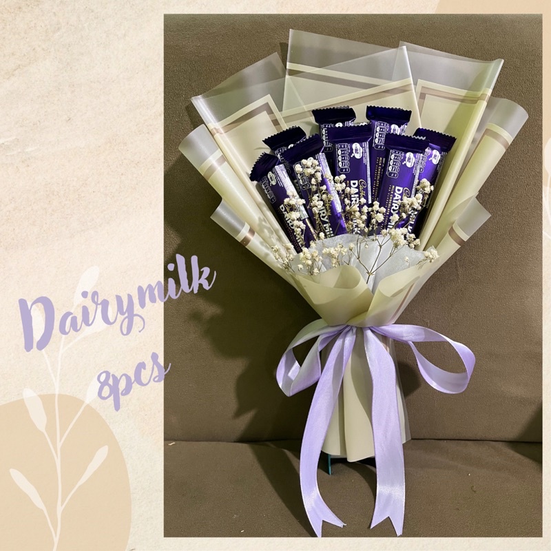 Jual Buket Cokelat Dairymilk 30gr Buket Silverqueen Buket Boneka