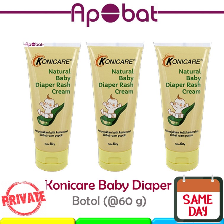 Jual Apobat Konicare Baby Diaper Rash Cream Bayi Ruam Popok Salep