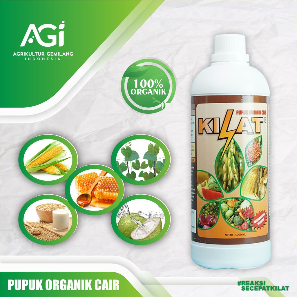 Jual Pupuk Kilat Organik Cair Hormon Pertumbuhan Dan Pembuahan 500 ML