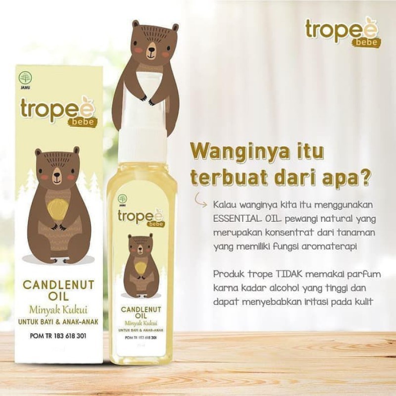 Jual Tropee Bebe Minyak Kemiri Candlenut Oil Shopee Indonesia