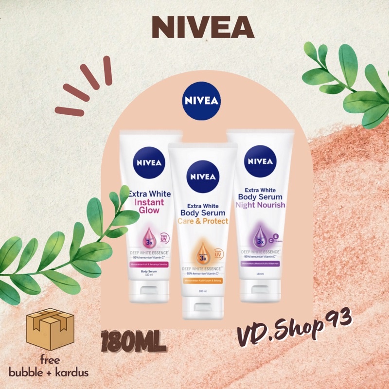 Jual Nivea Extra White Body Serum Night Nourish Ml Shopee Indonesia