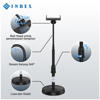 Jual Inbex Phone Holder Rotating Multi Fungsi Stand Holder Tongsis