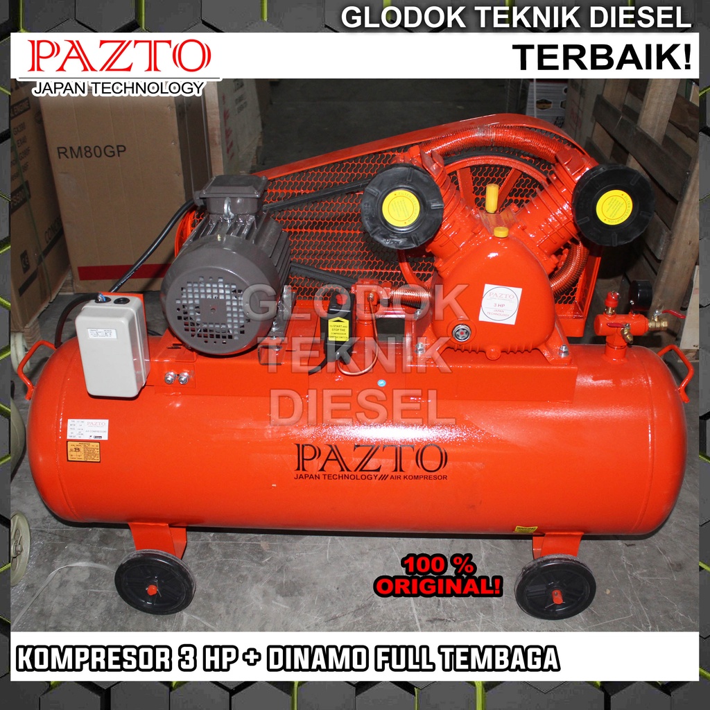 Jual Pazto Kompresor Angin Hp Dinamo Motor Tembaga Compressor