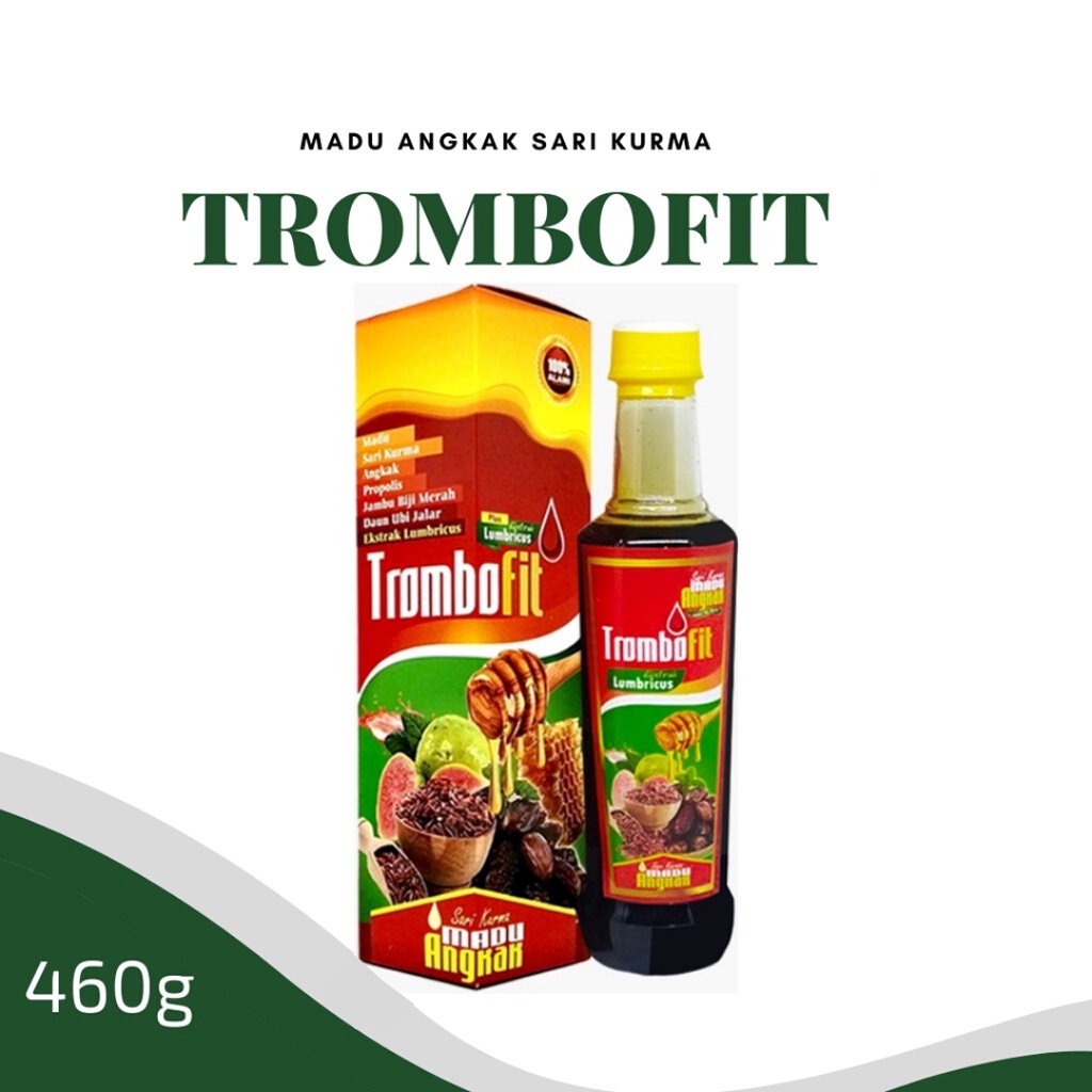 Jual Trombofit Sari Kurma Madu Angkak Propolis Jambubiji Plus Daun