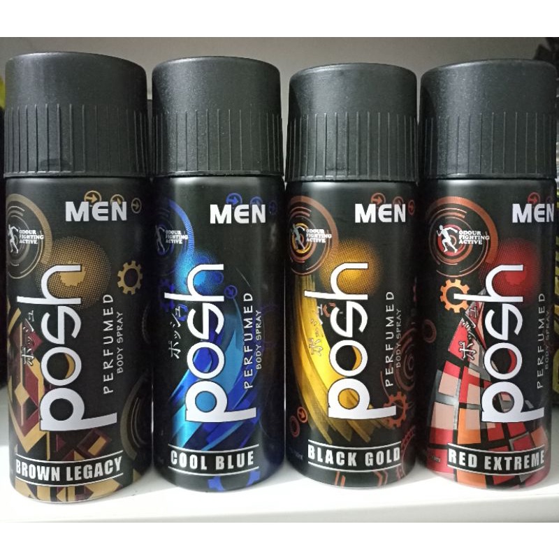 Jual Posh Men Ml Posh Men Body Spray Ml Shopee Indonesia