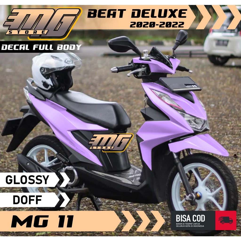 Jual Decal Beat Deluxe Full Body Sticker Beat Deluxe Polos