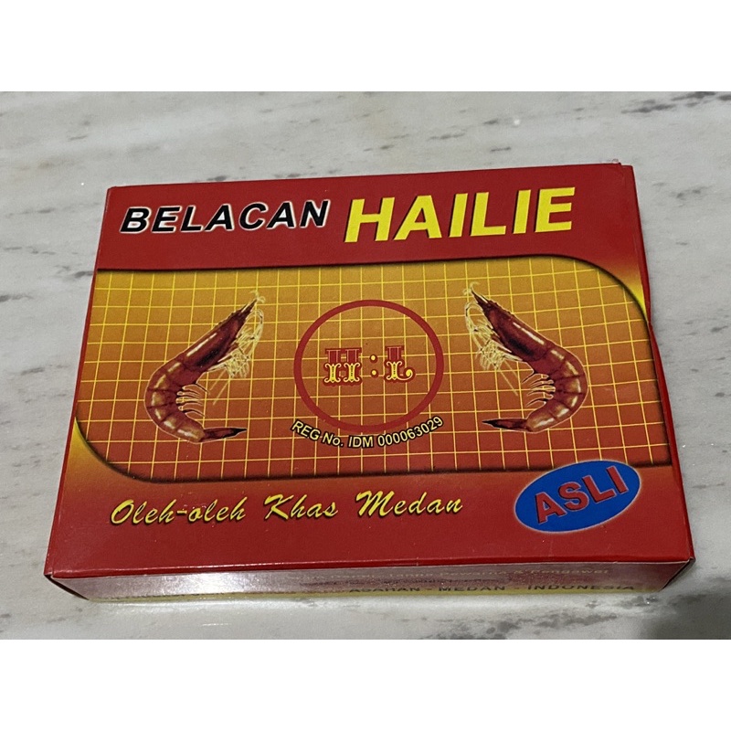 Jual Terasi Belacan Udang Hailie Khas Medan Shopee Indonesia