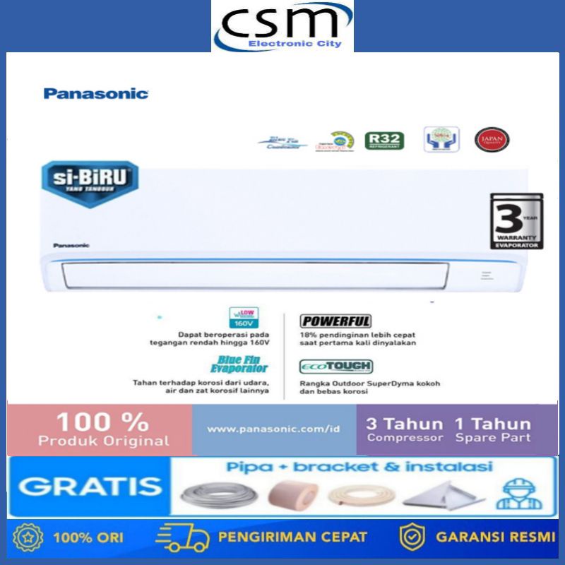 Jual Ac Panasonic Cs Cu Ln Wkj Ac Split Sibiru Pk R Free