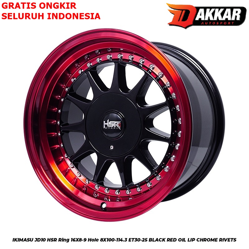 Jual Velg Celong Ring 16 IKIMASU JD10 HSR Velg Mobil Yaris Ignis Swift